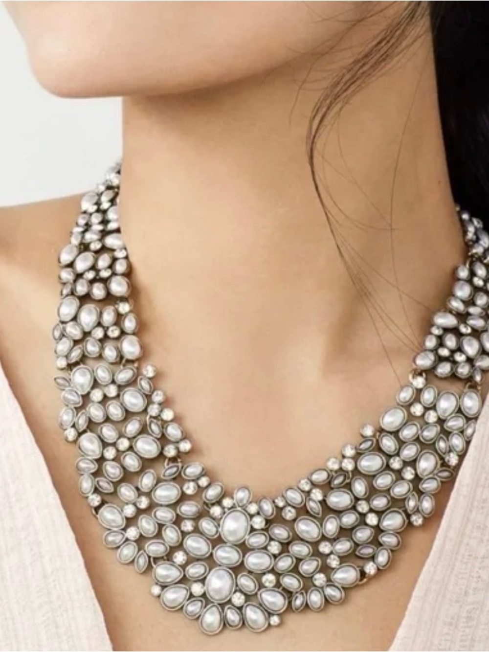 BAUBLEBAR Kew Crystal Collar Necklace